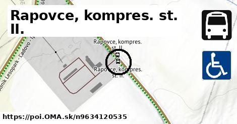 Rapovce, kompres. st. II.