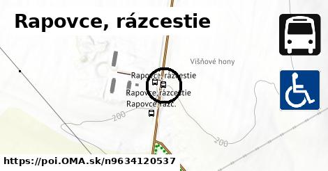 Rapovce, rázcestie