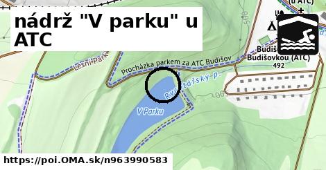 nádrž "V parku" u ATC