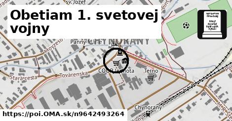 Obetiam 1. svetovej vojny