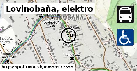 Lovinobaňa, elektro