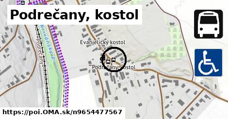 Podrečany, kostol