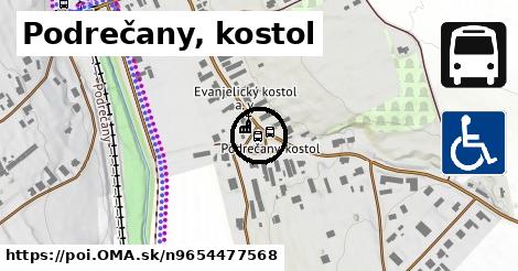 Podrečany, kostol