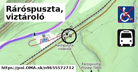 Ráróspuszta, viztároló