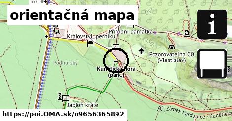 orientačná mapa