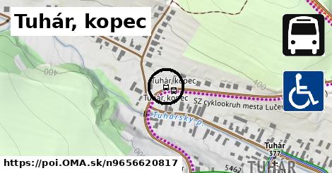 Tuhár, kopec