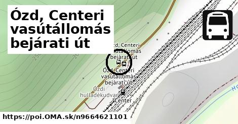 Ózd, Centeri vasútállomás bejárati út