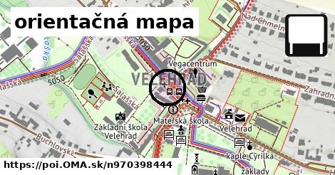 orientačná mapa