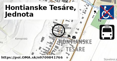 Hontianske Tesáre, Jednota