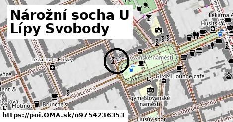 Nárožní socha U Lípy Svobody