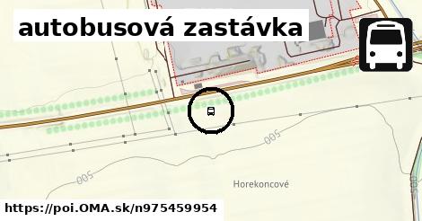 autobusová zastávka