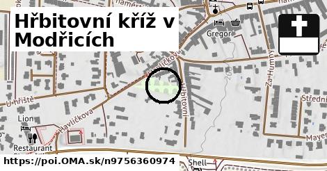 Hřbitovní kříž v Modřicích