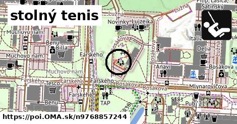 stolný tenis