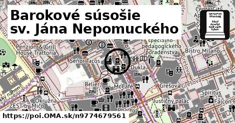 Barokové súsošie sv. Jána Nepomuckého