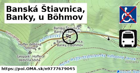 Banská Štiavnica, Banky, u Böhmov