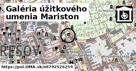 Galéria úžitkového umenia Mariston