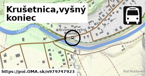 Krušetnica,vyšný koniec