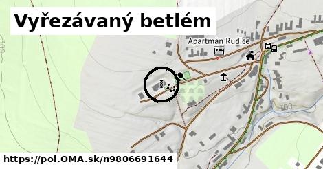 Vyřezávaný betlém