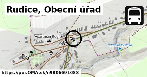 Rudice, Obecní úřad