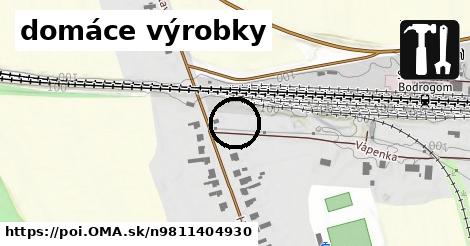 domáce výrobky