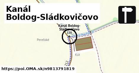 Kanál Boldog-Sládkovičovo