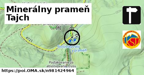 Minerálny prameň Tajch