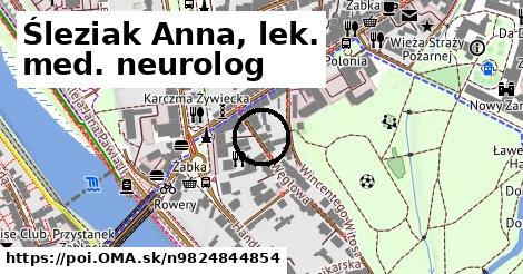 Śleziak Anna, lek. med. neurolog