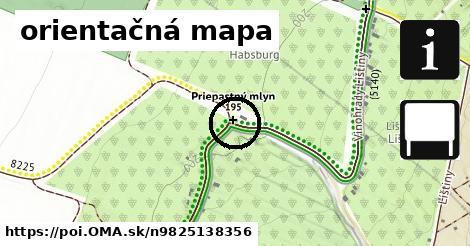 orientačná mapa