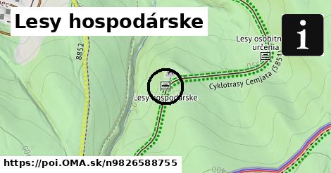 Lesy hospodárske