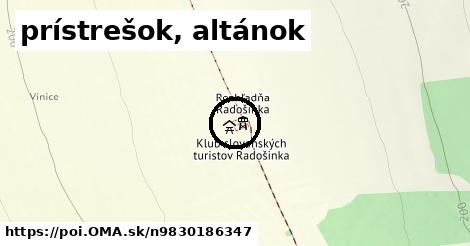 prístrešok, altánok