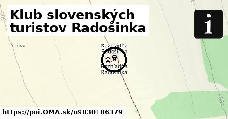 Klub slovenských turistov Radošinka
