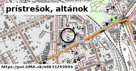 prístrešok, altánok