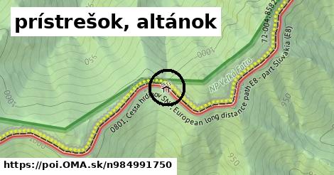 prístrešok, altánok