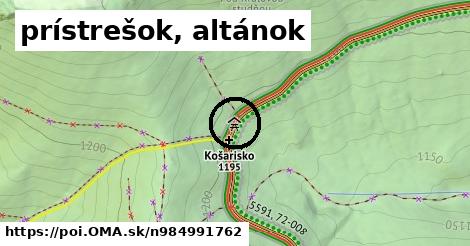 prístrešok, altánok