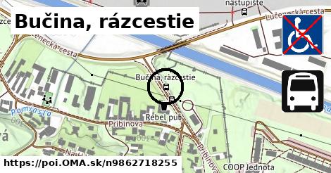 Bučina, rázcestie