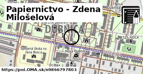 Papiernictvo - Zdena Milošelová