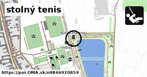 stolný tenis