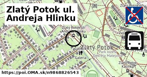 Zlatý Potok ul. Andreja Hlinku