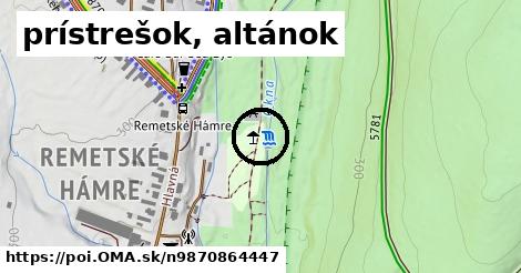 prístrešok, altánok