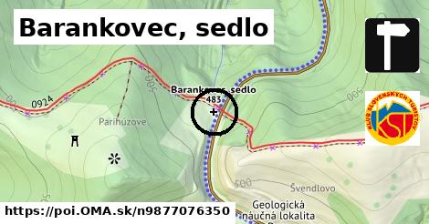 Barankovec, sedlo