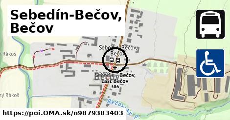 Sebedín-Bečov, Bečov