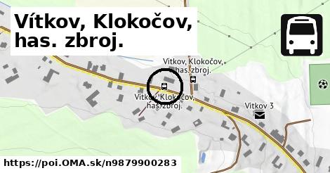 Vítkov, Klokočov, has. zbroj.