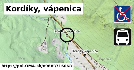 Kordíky, vápenica