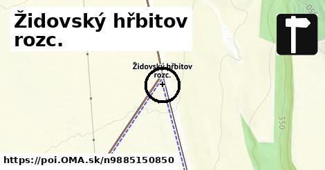 Židovský hřbitov rozc.