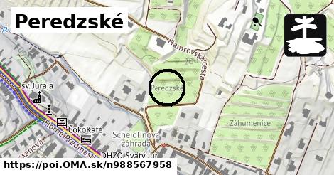 Peredzské