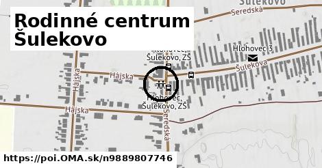 Rodinné centrum Šulekovo