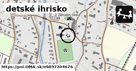 detské ihrisko