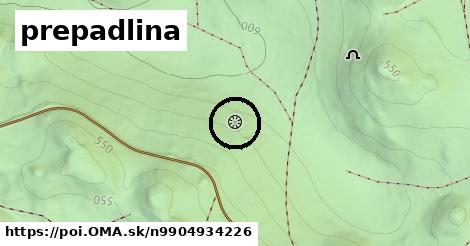 prepadlina