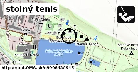 stolný tenis