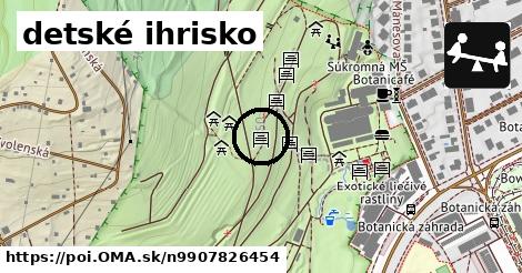 detské ihrisko